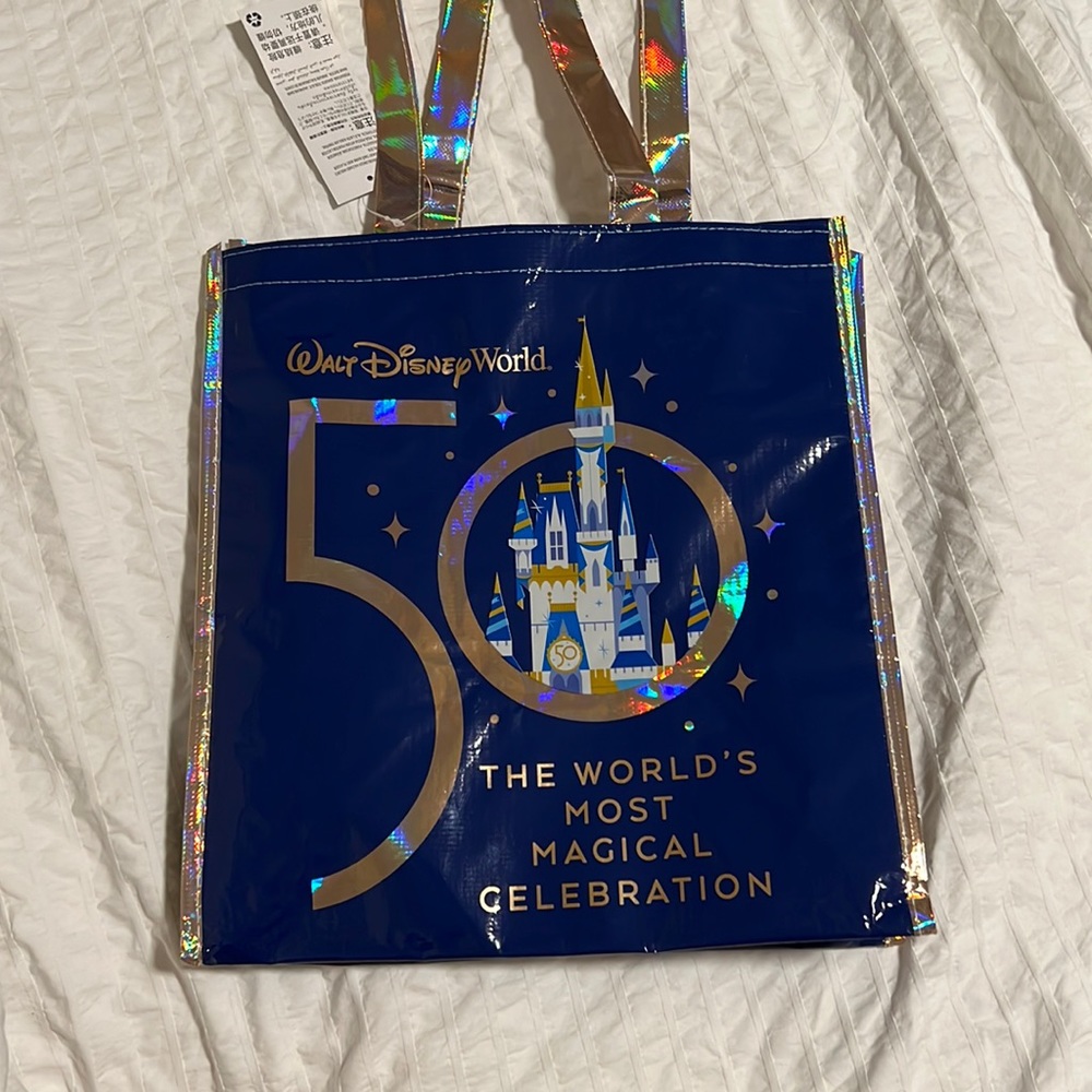 Disney Parks 50th Anniversary Reusable Bag - Medium Size